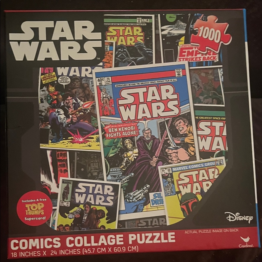 Disney Star Wars Comics Collage Puzzle - Multicolor